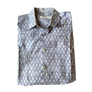 Burma Bibas Short Sleeve Button Down Hawaiian Shirt 100% cotton